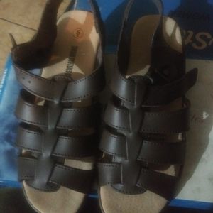Dark brown sandals